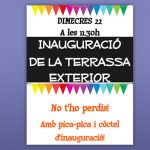 ¡Tenemos terracita nueva! ¡Tenemos terracita nueva!